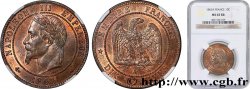Dix centimes Napoléon III, tête laurée 1863 Paris F.134/10