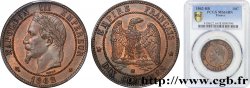 Dix centimes Napoléon III, tête laurée 1862 Strasbourg F.134/8