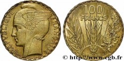 Concours de 100 francs or, essai de Bazor en bronze-aluminium 1929 Paris GEM.288 7