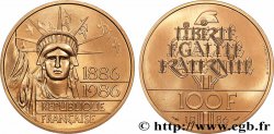 Brillant Universel Or 100 francs - Statue de la Liberté 1986  F.1602 3