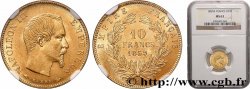 10 francs or Napoléon III, tête nue 1859 Paris F.506/7