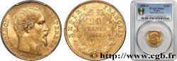 20 francs or Napoléon III, tête nue 1858 Paris F.531/13