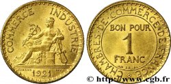 1 franc Chambres de Commerce 1921 Paris F.218/3 SUP55 