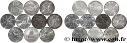 Lot de 10 pièces de 100 francs commémoratives - - F.-/