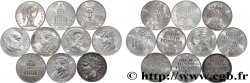 Lot de 10 pièces de 100 francs commémoratives - - F.-/