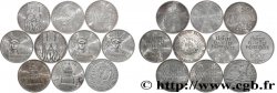 Lot de 10 pièces de 100 francs commémoratives - - F.-/