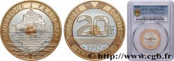 Belle Épreuve Or/Argent 20 francs - Mont Saint-Michel 1992 Pessac F5.1400 2