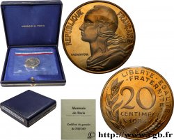 Piéfort Br-Al de 20 centimes Marianne 1984 Pessac GEM.56 P1