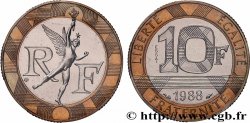 Essai de 10 francs Génie de la Bastille 1988 Pessac F.375/1