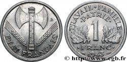 1 franc Francisque, légère 1943  F.223/3