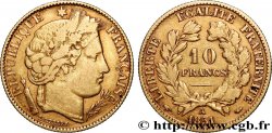 10 francs or Cérès, IIe République 1851 Paris F.504/3