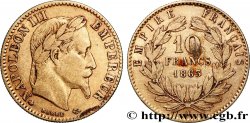 10 francs or Napoléon III, tête laurée, type définitif à grand 10 1863 Paris F.507A/3