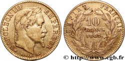 10 francs or Napoléon III, tête laurée, type définitif à grand 10 1863 Paris F.507A/3