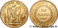 20 francs or Génie, IIe République 1849 Paris F.528/2