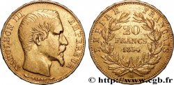 20 francs or Napoléon III, tête nue 1854 Paris F.531/2