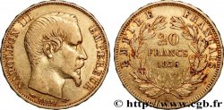 20 francs or Napoléon III, tête nue 1856 Paris F.531/9
