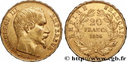 20 francs or Napoléon III, tête nue 1856 Paris F.531/9