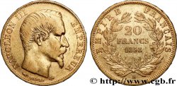 20 francs or Napoléon III, tête nue 1858 Paris F.531/13
