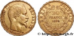 20 francs or Napoléon III, tête nue 1859 Paris F.531/15