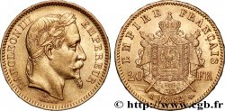20 francs or Napoléon III, tête laurée 1864 Paris F.532/8