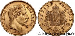 20 francs or Napoléon III, tête laurée 1864 Paris F.532/8