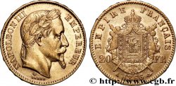 20 francs or Napoléon III, tête laurée 1866 Paris F.532/13