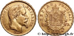 20 francs or Napoléon III, tête laurée 1868 Paris F.532/18