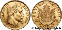 20 francs or Napoléon III, tête laurée 1868 Strasbourg F.532/19