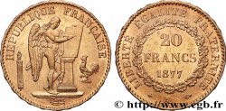 20 francs or Génie, Troisième République 1877 Paris F.533/5