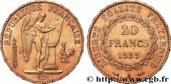 20 francs or Génie, Troisième République 1889 Paris F.533/12