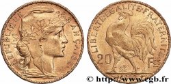 20 francs or Coq, Dieu protège la France 1902 Paris F.534/7