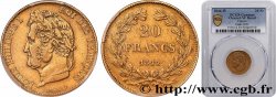 20 francs Louis-Philippe, Domard 1844 Lille F.527/32