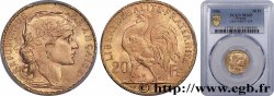 20 francs or Coq, Dieu protège la France 1906 Paris F.534/11