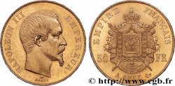 50 francs or Napoléon III, tête nue 1855 Paris F.547/1