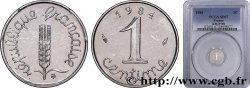 Piéfort argent de 1 centime Épi 1984 Pessac GEM.4 P2