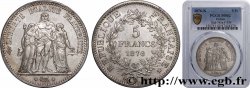 5 francs Hercule 1876 Bordeaux F.334/18