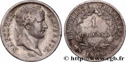 1 franc Napoléon Ier tête laurée, République française 1808 Limoges F.204/7