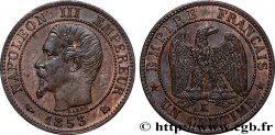 Un centime Napoléon III, tête nue 1853 Bordeaux F.102/5
