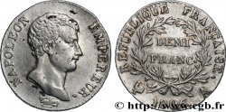 Demi-franc Napoléon Empereur, Calendrier grégorien 1806 Paris F.175/1