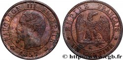 Un centime Napoléon III, tête nue 1857 Bordeaux F.102/36