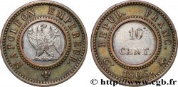 Essai bimétallique de 10 centimes 1806 Paris T.T.1004 a2