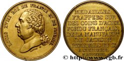 Essai au module de 5 Francs de Galle et de Jackson, en Bronze doré 1823 Paris T.T.2503 3