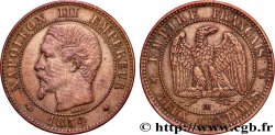 Deux centimes Napoléon III, tête nue 1854 Strasbourg F.107/11