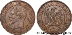 Deux centimes Napoléon III, tête nue 1854 Bordeaux F.107/16