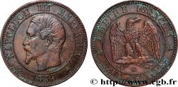 Deux centimes Napoléon III, tête nue 1855 Bordeaux F.107/34