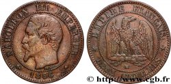 Deux centimes Napoléon III, tête nue 1856 Strasbourg F.107/40