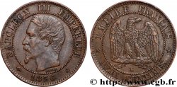 Deux centimes Napoléon III, tête nue 1856 Bordeaux F.107/41
