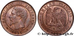 Deux centimes Napoléon III, tête nue 1856 Bordeaux F.107/41