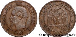 Deux centimes Napoléon III, tête nue 1857 Bordeaux F.107/49