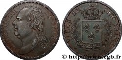 Reproduction en étain bronzé de l’Épreuve de 5 Francs par Andrieu 1815 Paris T.T.2020 cop.